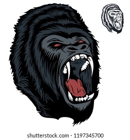 Angry Screaming Scream Gorilla