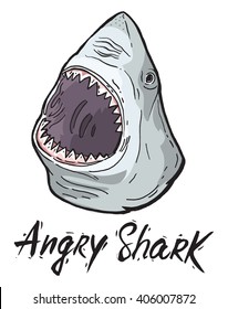 Angry Shark Head Phrase Object