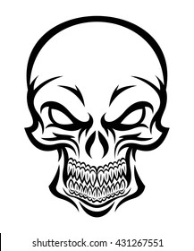 angry skull 