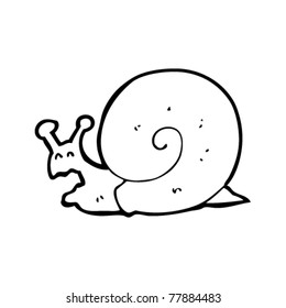 caracol irritado cartoon