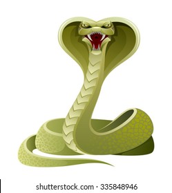 Angry snake