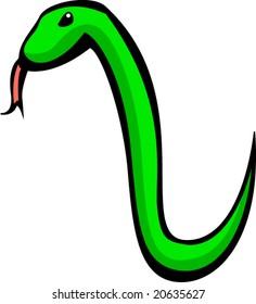 angry snake standing