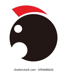 angry soldier vector logo