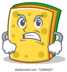 Angry sponge cartoon character funny