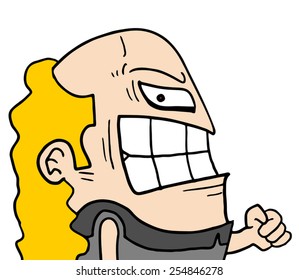 Angry teacher