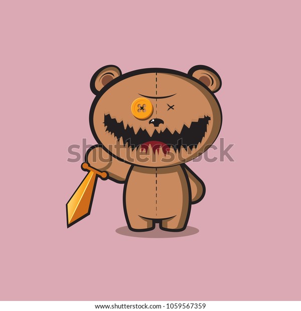 angry teddy