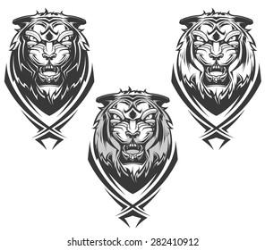 Angry tiger