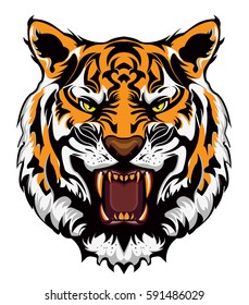 14,519 Angry tiger Stock Vectors, Images & Vector Art | Shutterstock