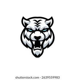 angry Tiger logo mascot design