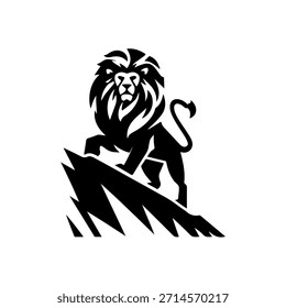 Diseño de silueta de Vector de tigre enojado