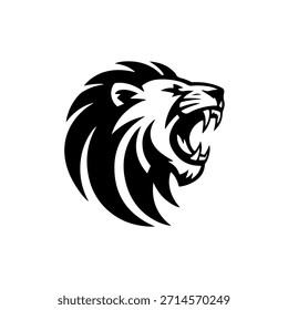 Design de Silhueta de Vetor de Tigre Bravo