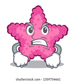 Angry toy pink starfish the character table