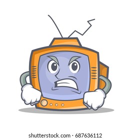 Angry TV character cartoon object
