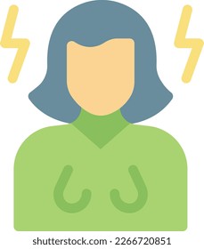 angry  Vector illustration on a transparent background. Premium quality symmbols. Line Color vector icons for concept and graphic design. 
