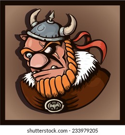 Angry viking color