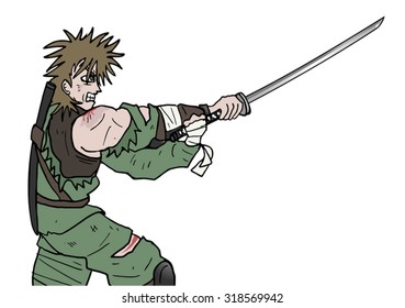 angry warrior