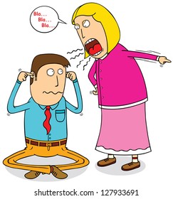 angry wife