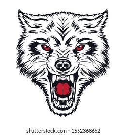 Wolf Face Tattoo High Res Stock Images Shutterstock