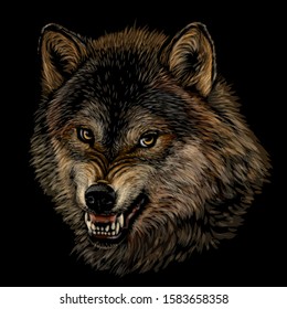 Angry wolf  Graphic