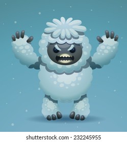 Angry Yeti, vector