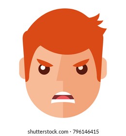 angry young man avatar character