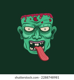 Angry Zombie, Skull and Zombie Typography Quote Design for T-Shirt, Mug, Poster or Other Merchandise.