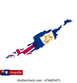 Anguilla Island Flag Stock Illustrations Images Vectors Shutterstock