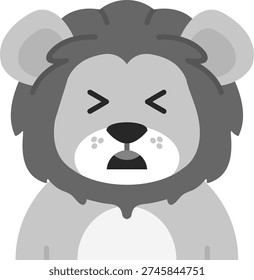 Anguish Line vector Icon Design