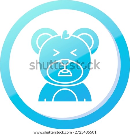 Anguish Line vector Icon Design