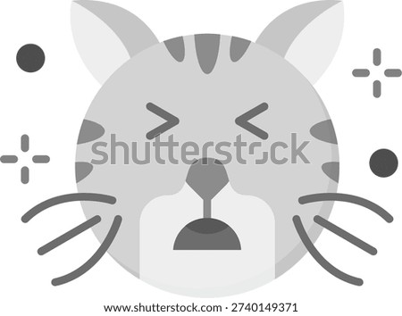 Anguish Line vector Icon Design