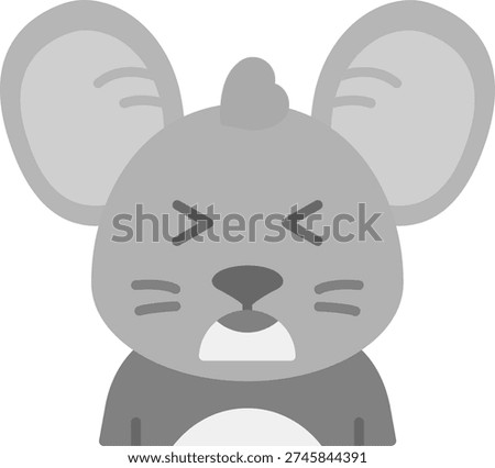 Anguish Line vector Icon Design