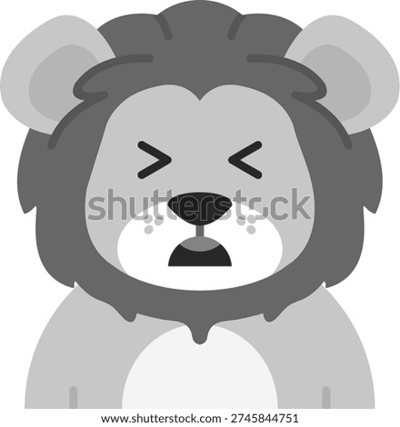 Anguish Line vector Icon Design