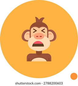 Anguish vector Icon Design Illustration