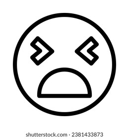 icono del vector de angulación sobre fondo blanco