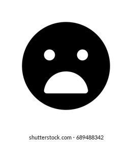 anguished emoji with closed eyes
