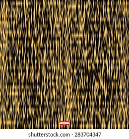 angular black beige pattern with rhombus on brown background. vector illustration