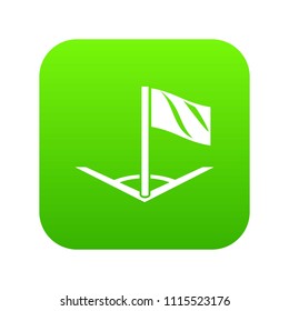 Angular football icon. Simple illustration of angular football vector icon for web
