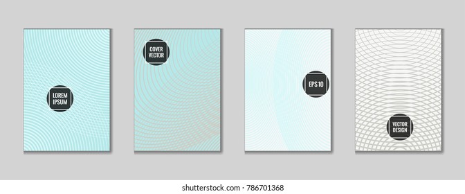 Angular geometric design title page pattern. Cool mosaic journal header page set. First page minimal illustration for corporate notebook, dairy or notepad.