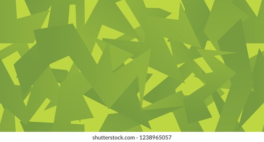 Angular gradient shapes superimposed on each other. Vector seamless background for your website