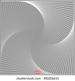 angular grey white pattern with stairs on ash background. vector illustration