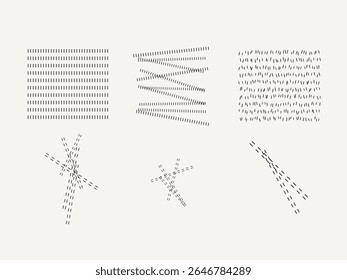 Elemento De Arte Contemporânea Estilizado Minimalista De Linha Angular. Design Gráfico de Símbolo de Contorno. Decoração de traço de esboço imperfeito abstrato.