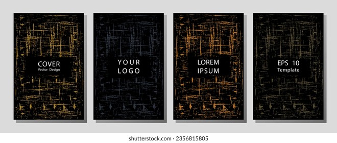 Angular memphis notepad cover pattern.  Cool memphis template front page with white and geometrical shapes. Memphis notepad cover vector for journalistic.