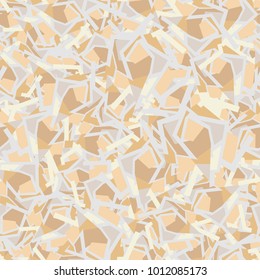 Angular spots scattered in random order. Fashionable camouflage. For hunters, fishermen, tourists and mods. For backgrounds, wall-papers, design, computer games and other design.