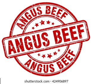 Angus Beef. Stamp