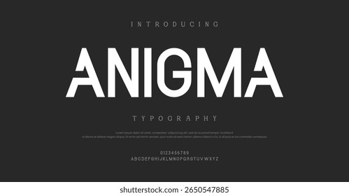 Anigma Luxury font alphabet logo. Typography beautiful fashion elegant classic letters serif italic fonts decorative wedding vintage blossom logos. vector illustration