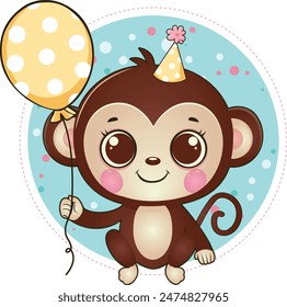 Animais cute zoo safari party birthday