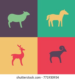 Animais icon set. Vector icon