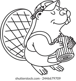 Animal 2D Illustration Black And White