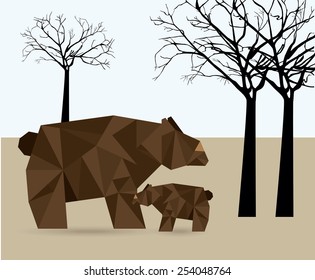 animal abstract design, vector illustration eps10 graphic 