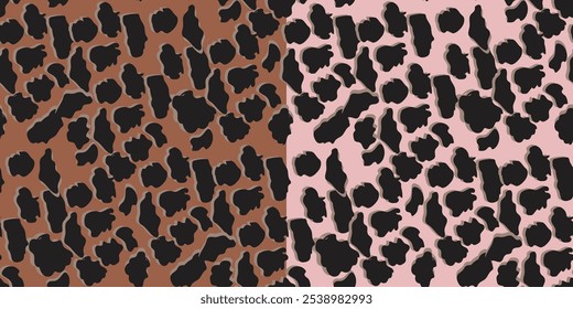 Animal abstract leopard print texture design